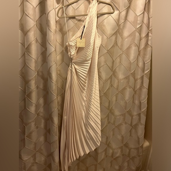 Dress Forum pleated off white dress - Picture 2 of 6